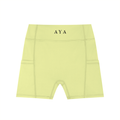 The Women's Shorts in Lemon Green