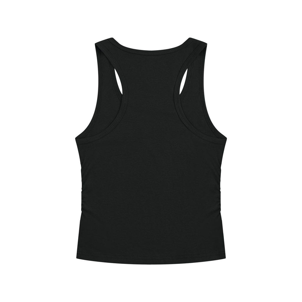 Noir Frame Ruched Tank