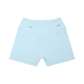The Women's High Rise Shorts in Sky Blue