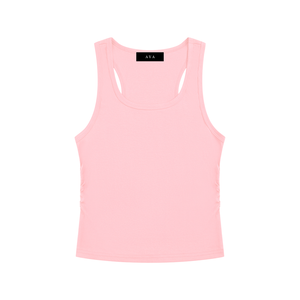 Rose Frame Ruched Tank