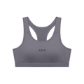 The Women's Cropped Sports Bra in Dark Purple