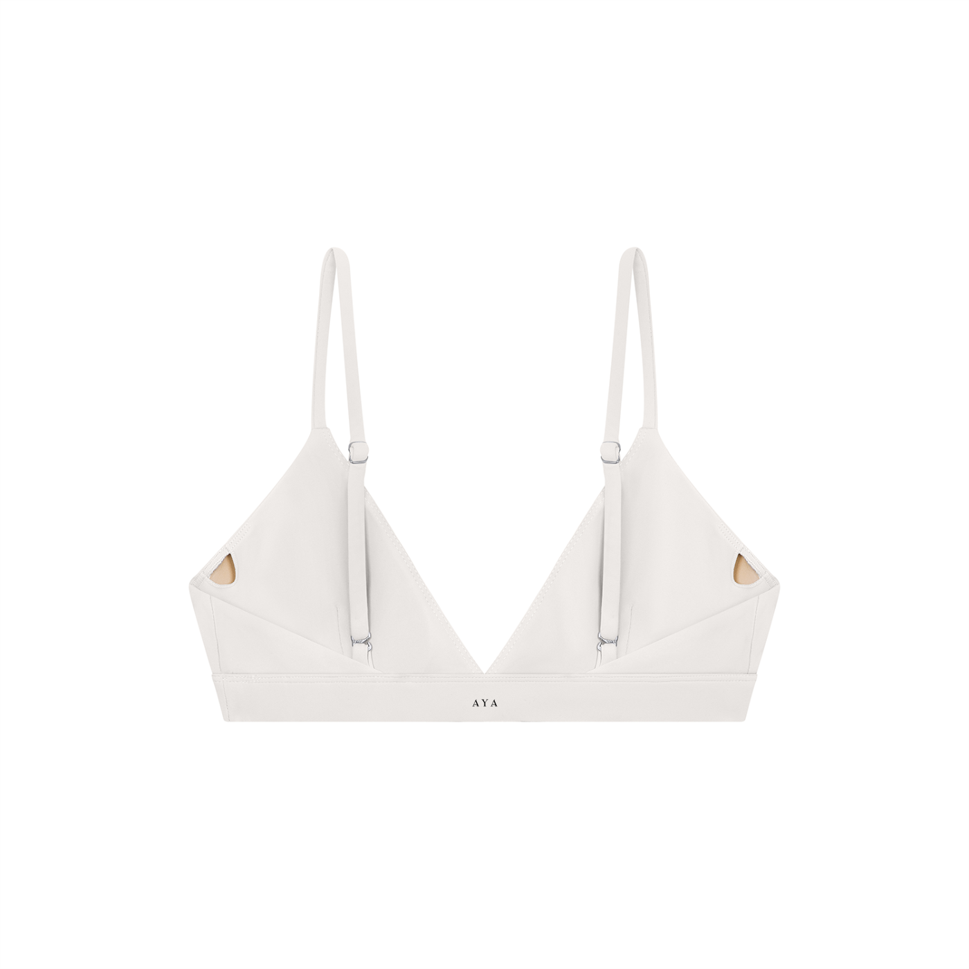 The Women's Cropped Sports Bra in Beige