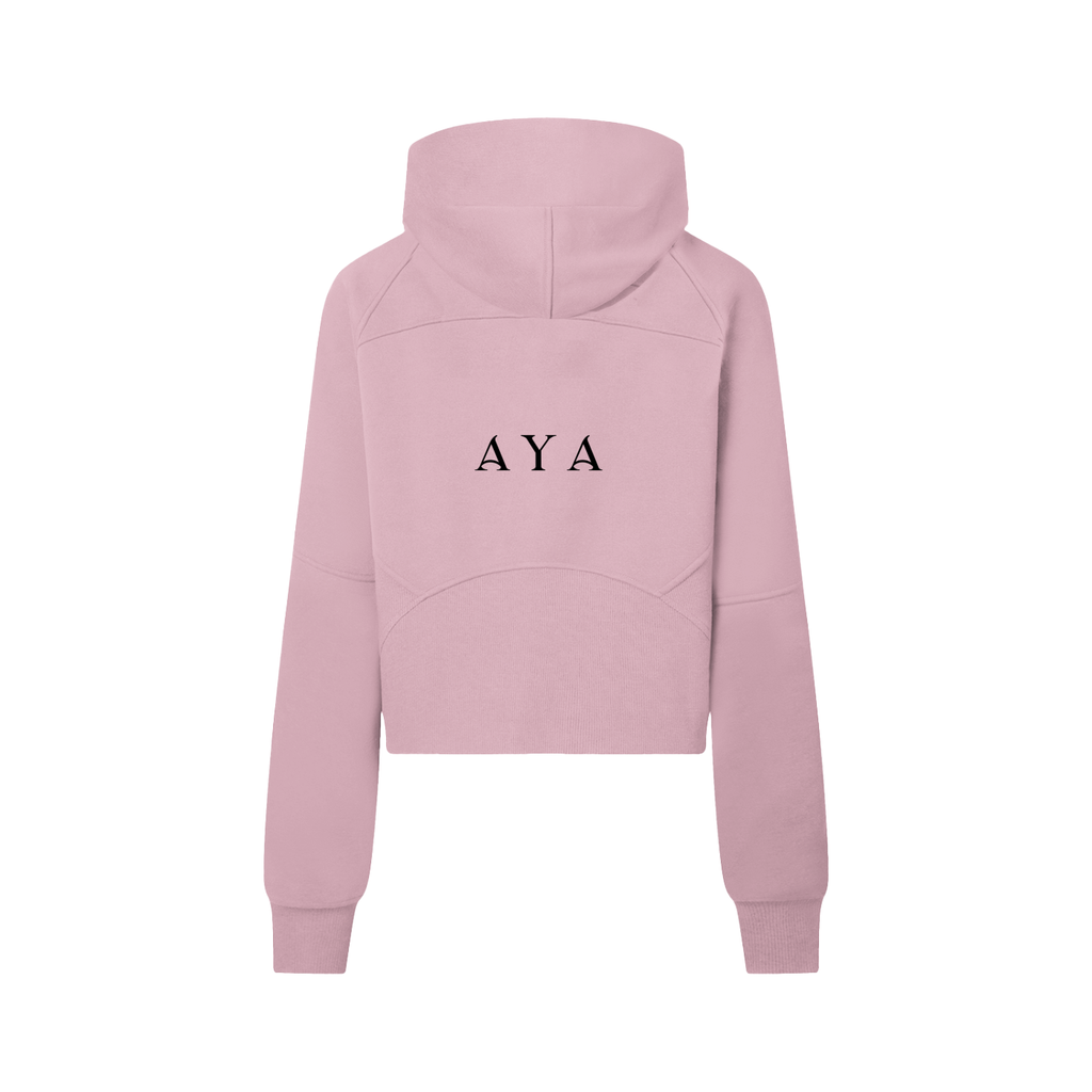 The Women's Cropped Hoodie in Pink