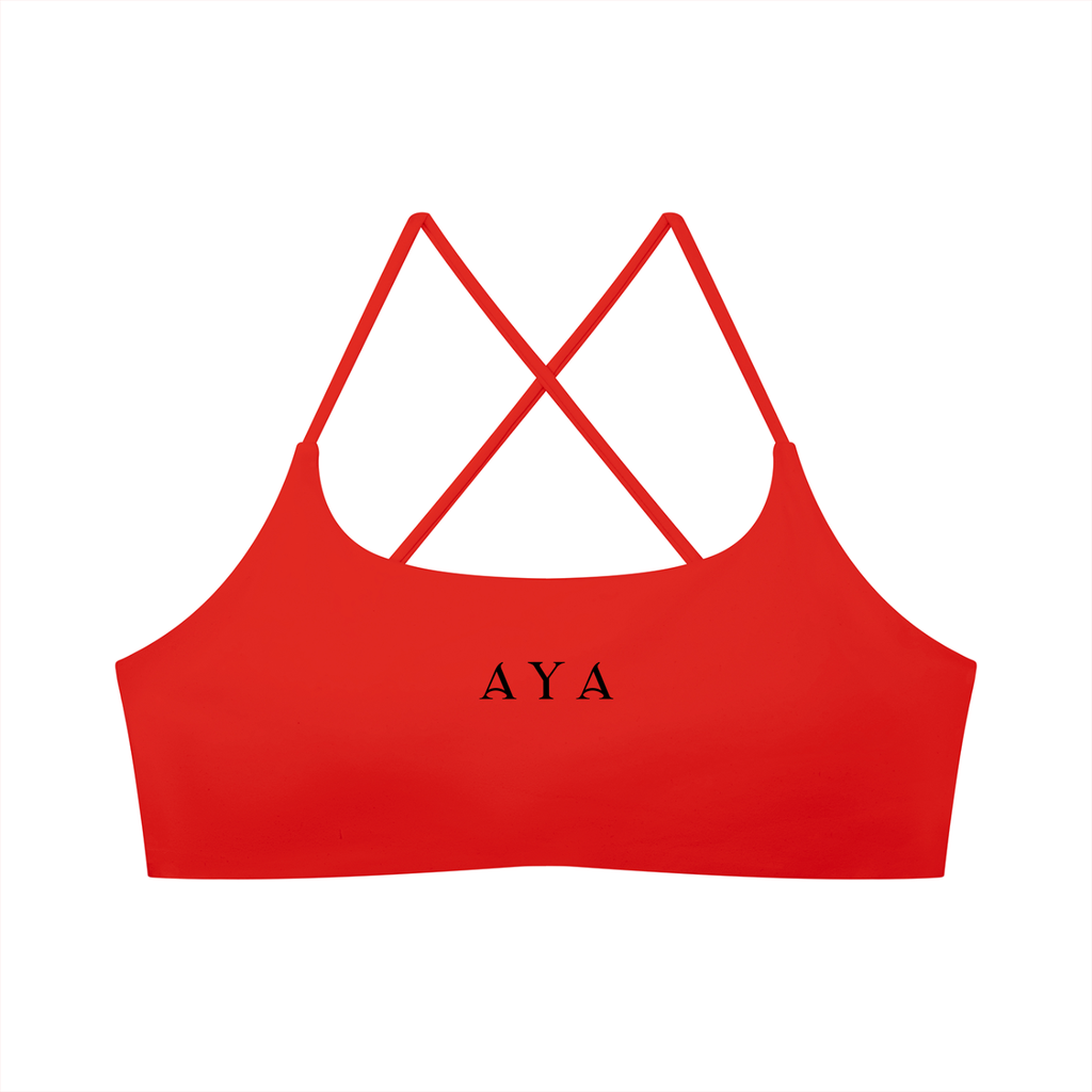 The Women's Sports Bra in Red