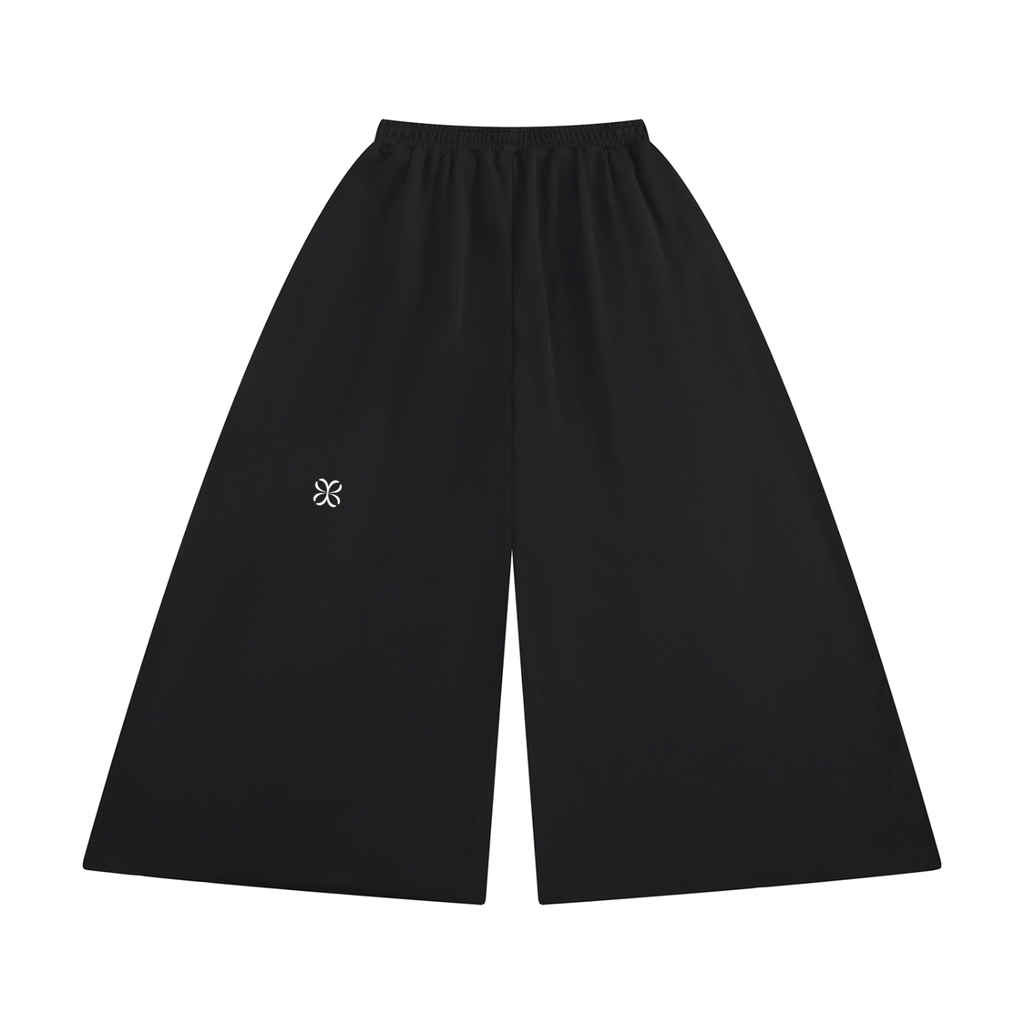 Women's Raw Edge Wide Leg Sweatpants
