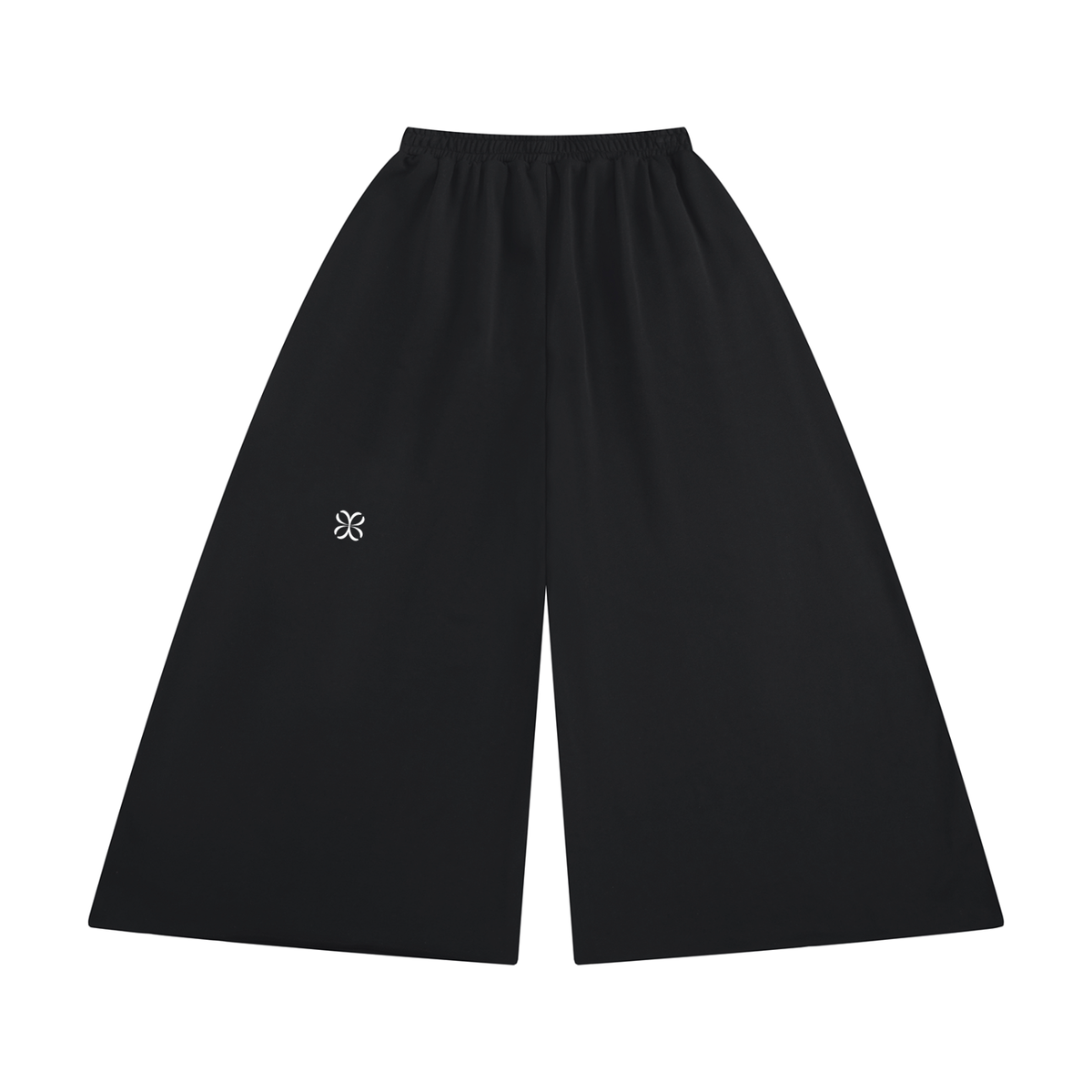 Women's Raw Edge Wide Leg Sweatpants
