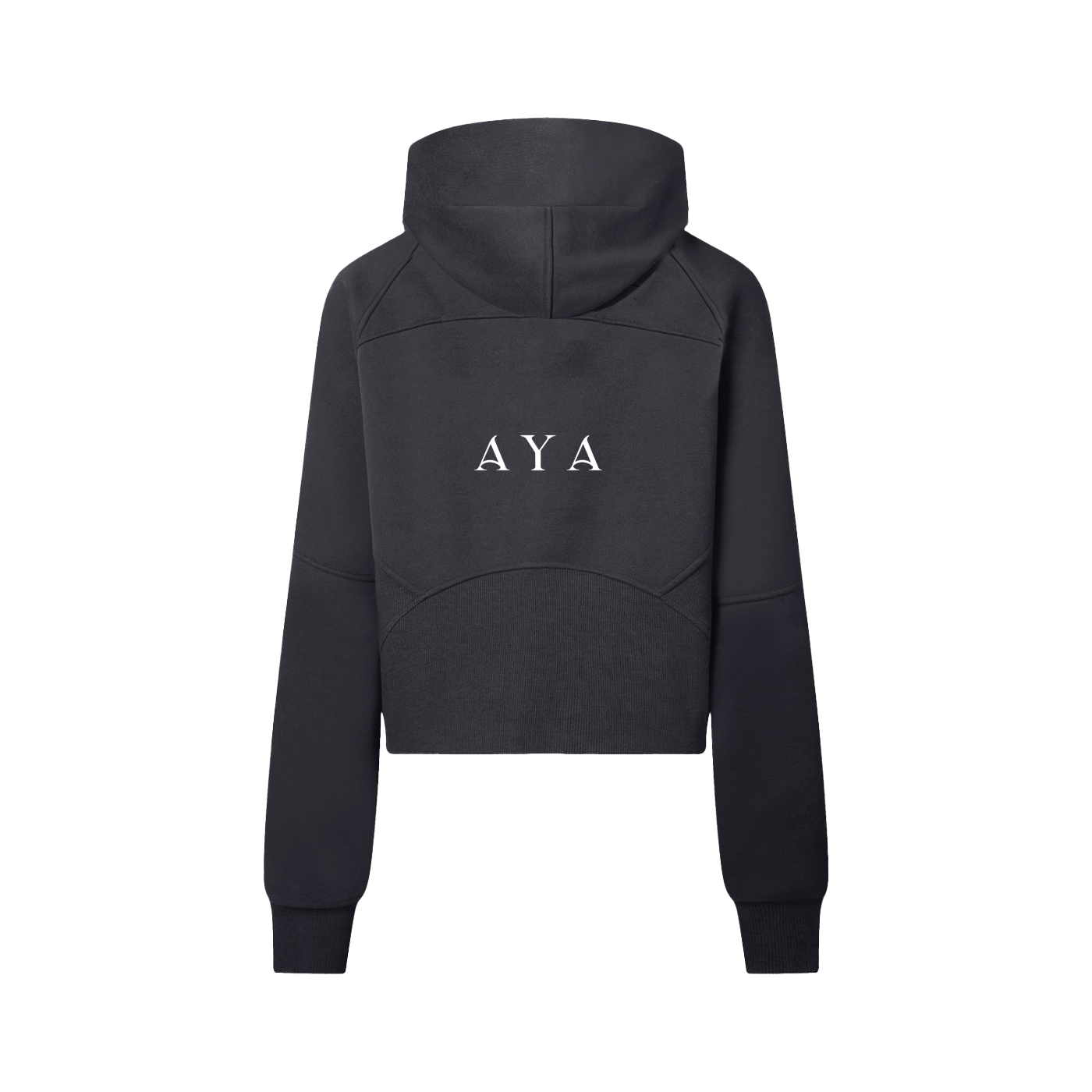 The Women's Cropped Hoodie in Black