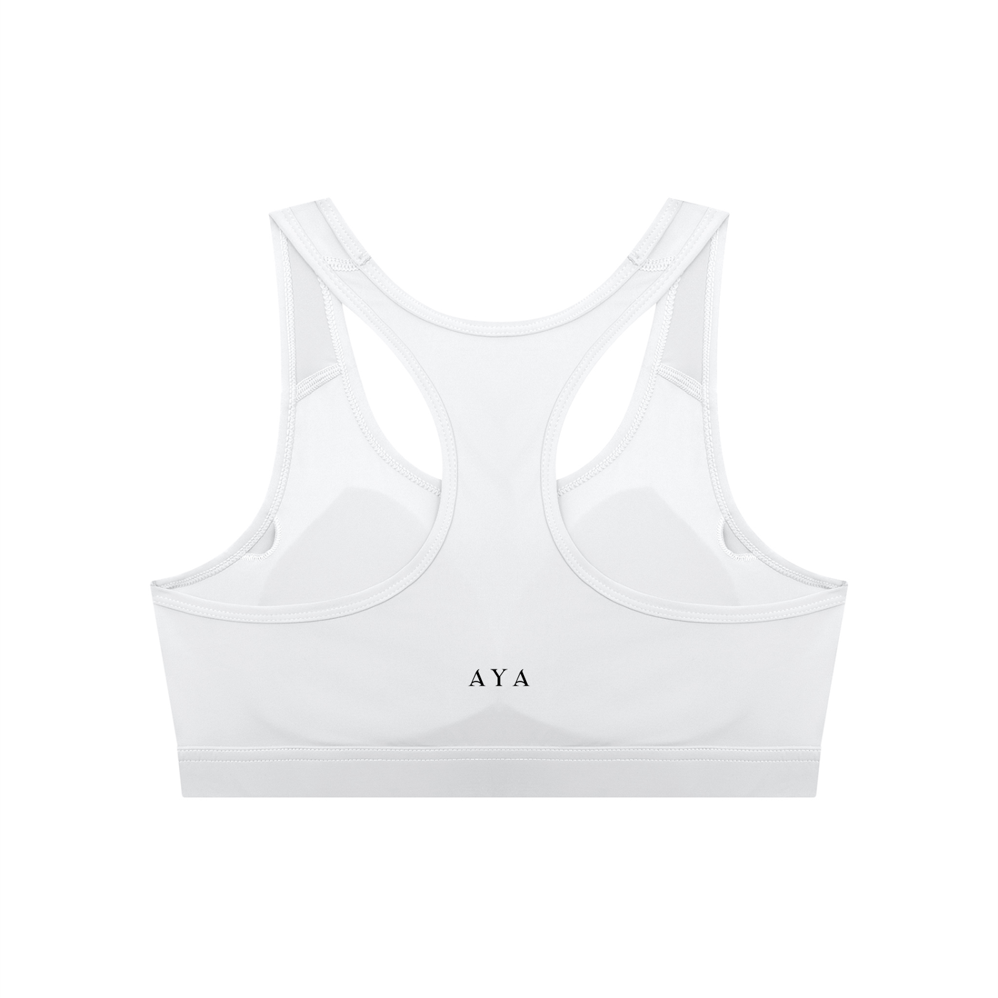 The Women's Cropped Sports Bra in White