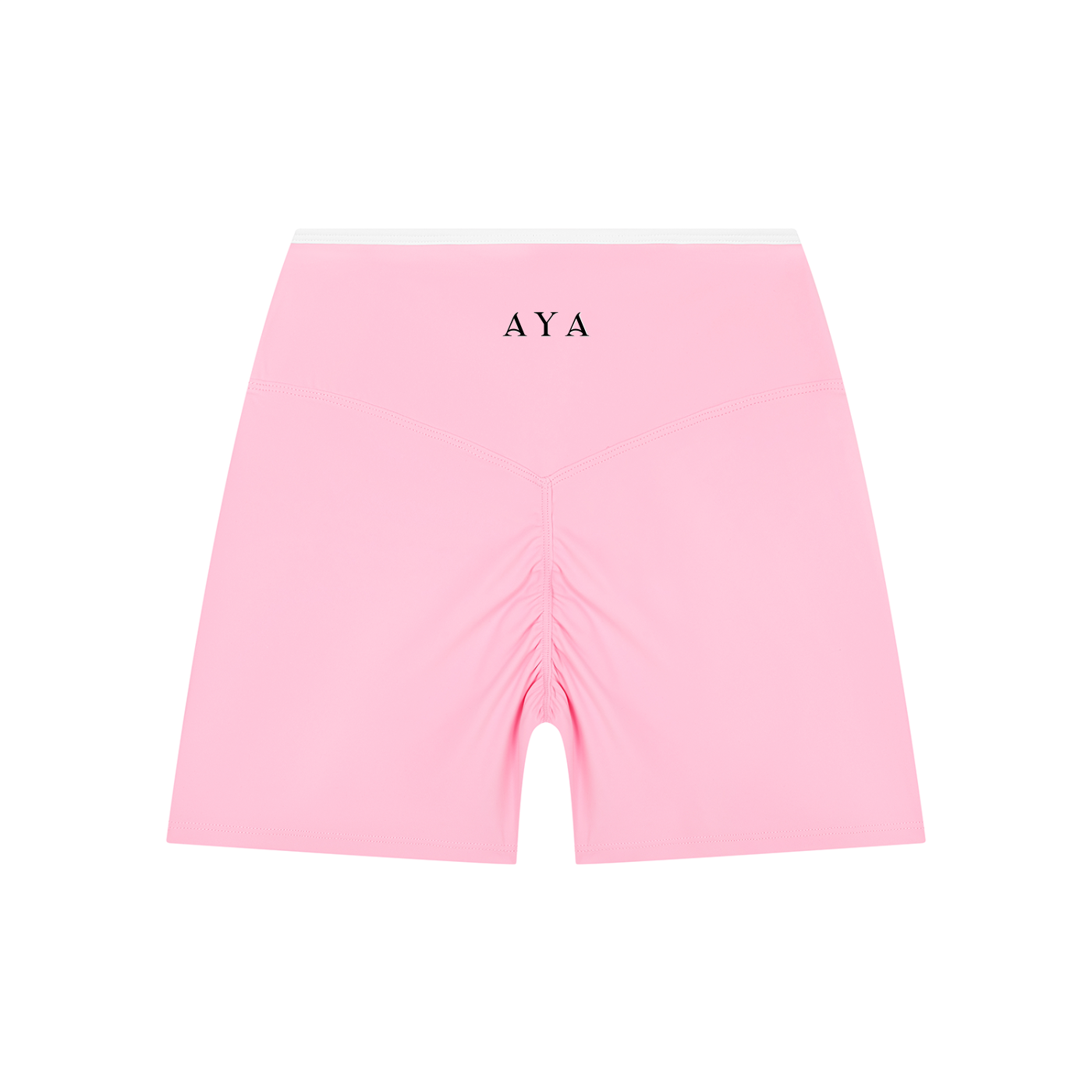 The Women's High Rise Shorts in Light Pink
