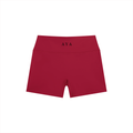 The Women's High Rise Shorts in Red