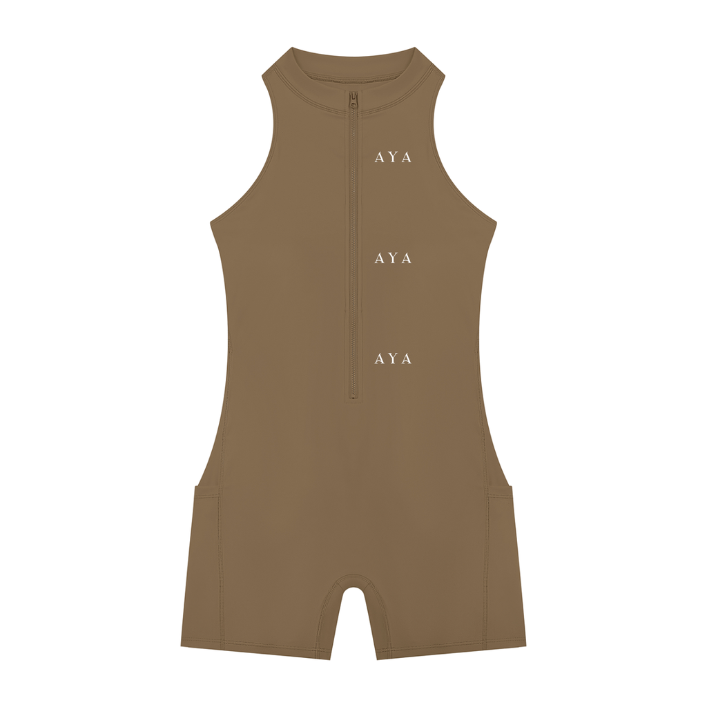 The Women's Leggings in Coffee