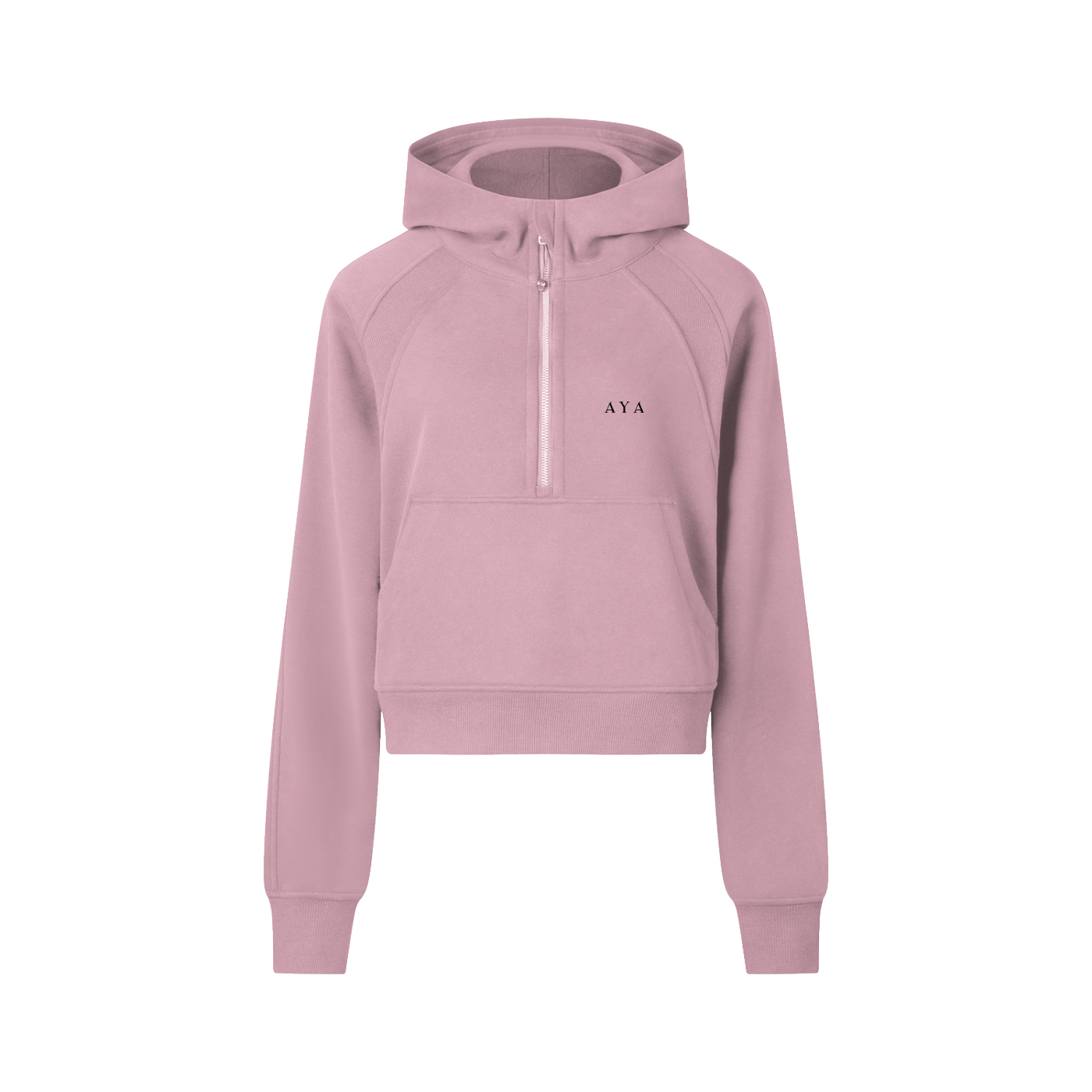 The Women's Cropped Hoodie in Pink