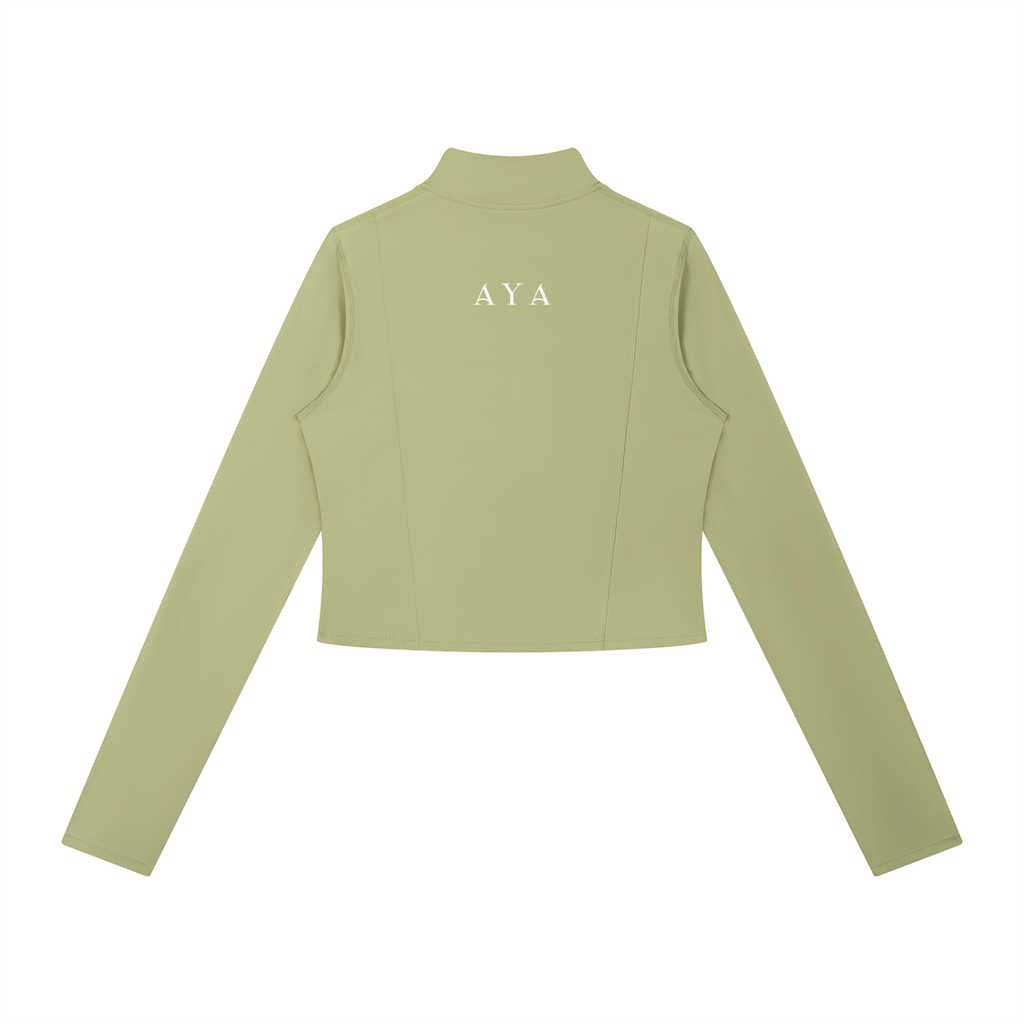 The Women’s Full-Zip Sports Jacket in Gray Green