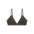 The Women's Cropped Sports Bra in Brown