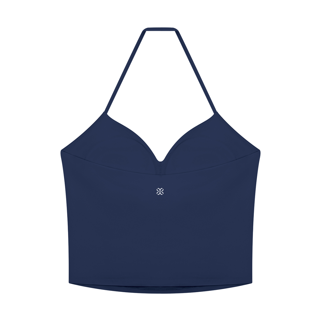 Women's Ruched Halter Yoga Tank Top