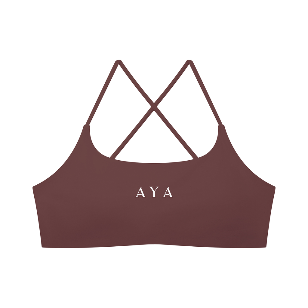 The Women's Sports Bra in Plum Purple