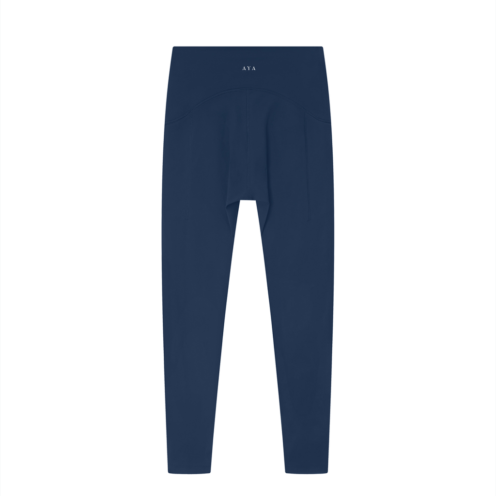 The Women's High Rise Leggings in Navy Blue