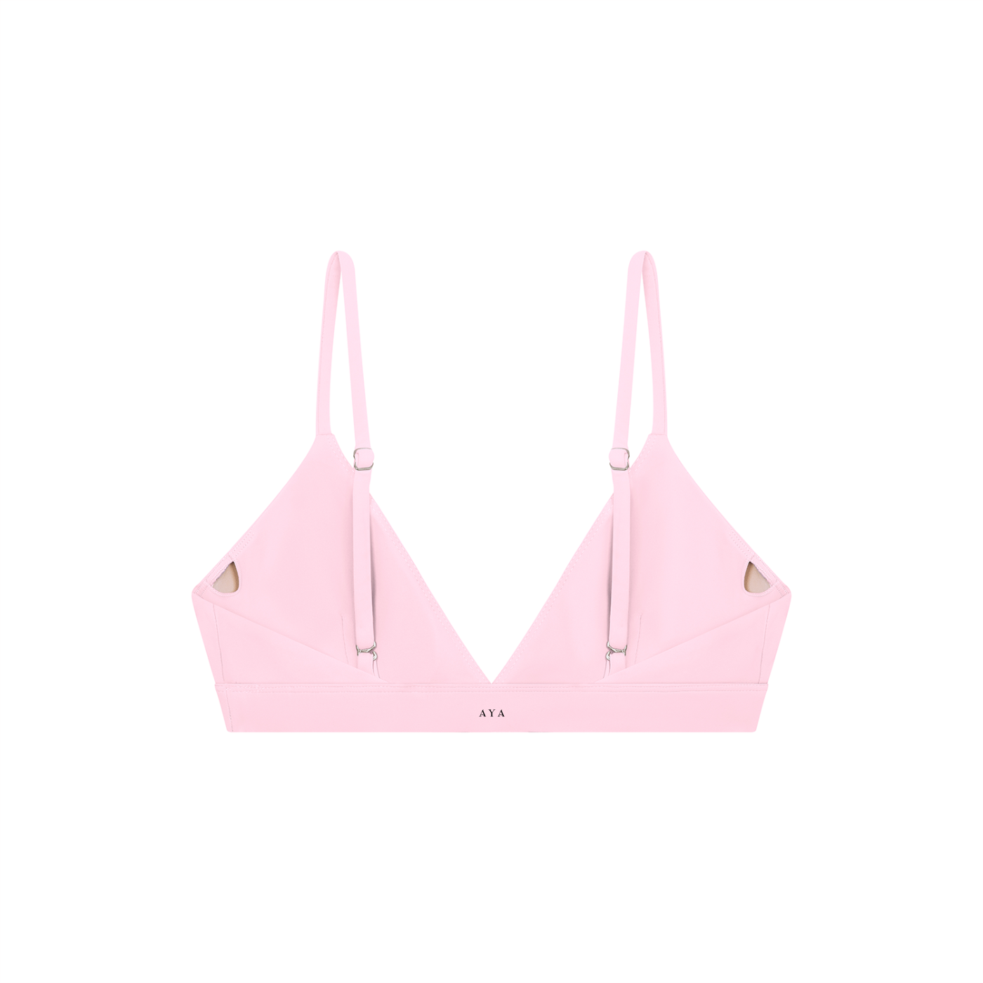 The Women's Cropped Sports Bra in Light Pink