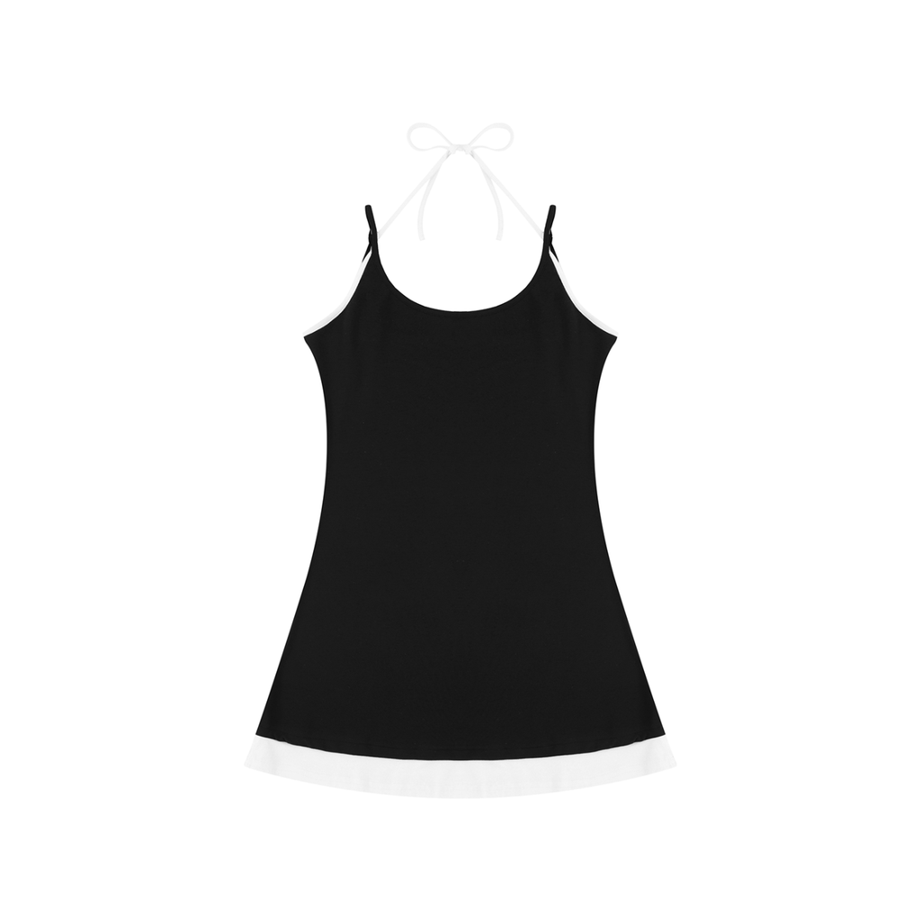 Noir Form Romper