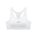 The Women's Cropped Sports Bra in White