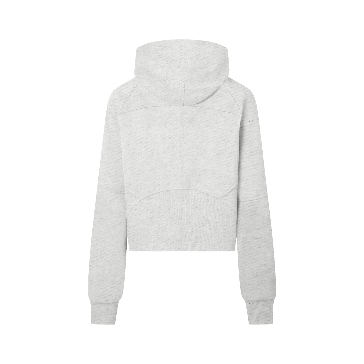 The Women's Cropped Hoodie in Cold Gray