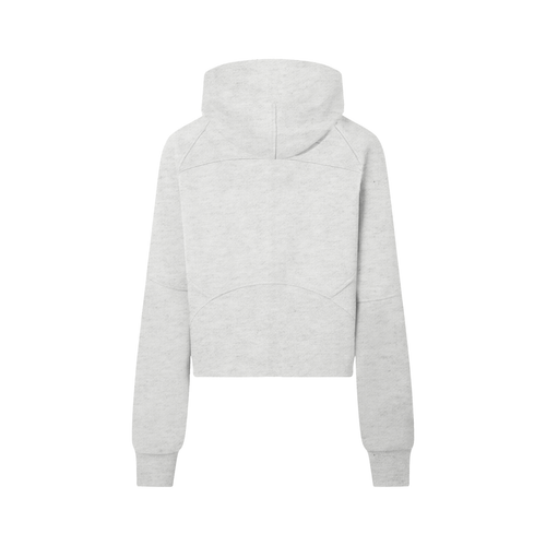 The Women's Cropped Hoodie in Cold Gray