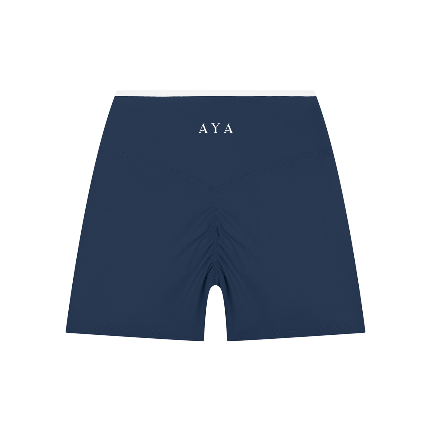The Women's High Rise Shorts in Navy Blue
