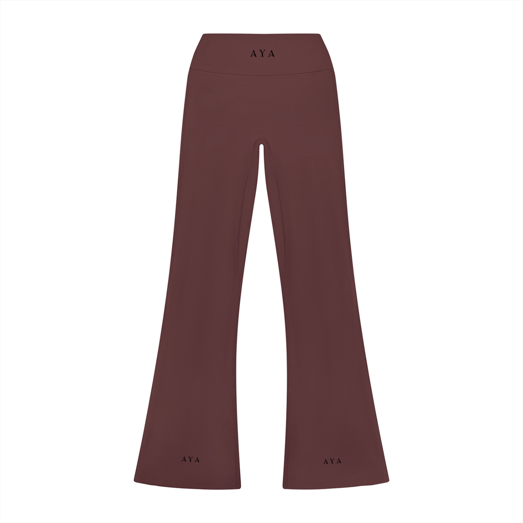 The Women's High Rise Leggings in Plum Purple