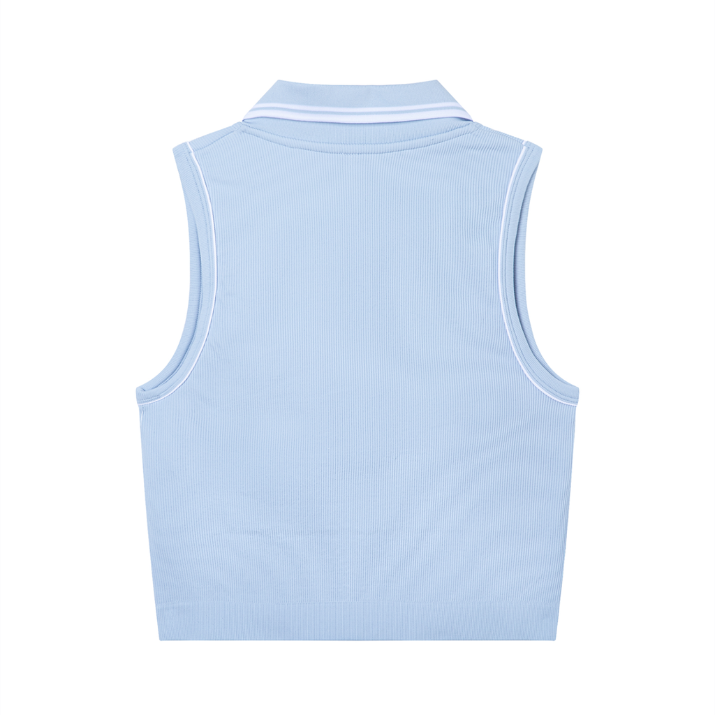 The Women's Tank Top in Black with White