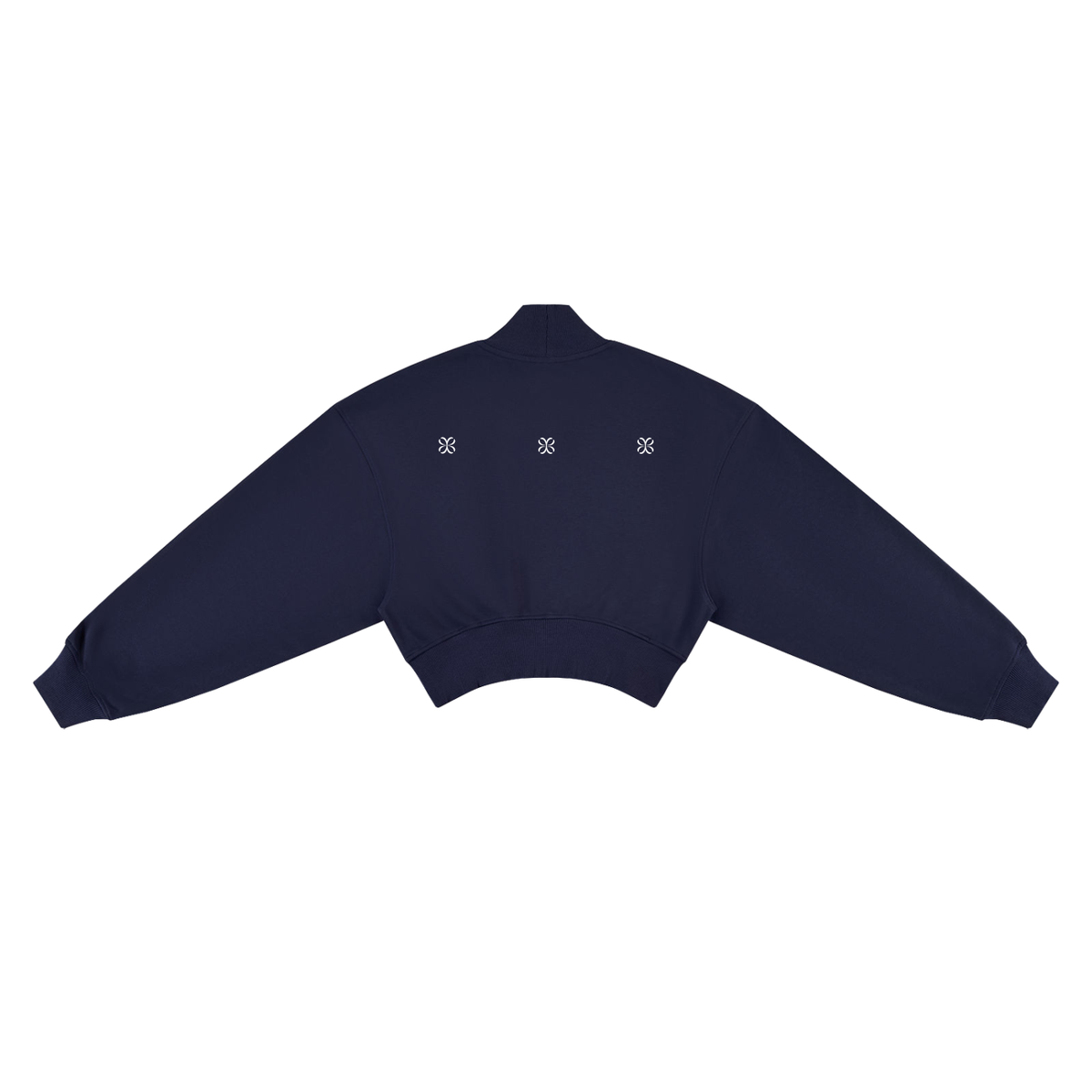 Women's Crop Mock Neck Sweatshirt