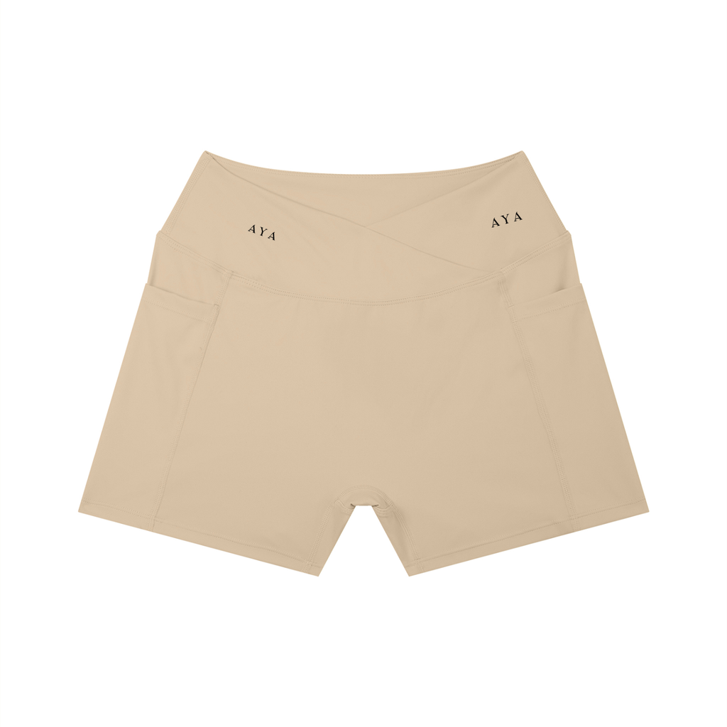 The Women's High Rise Shorts in Khaki