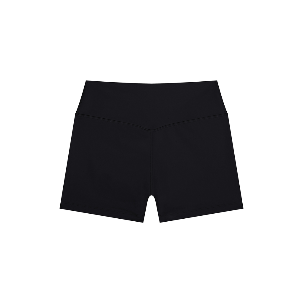 The Women's High Rise Shorts in Black