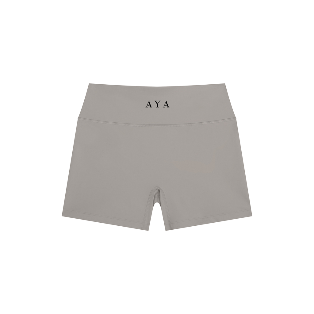 The Women's High Rise Shorts in Gray