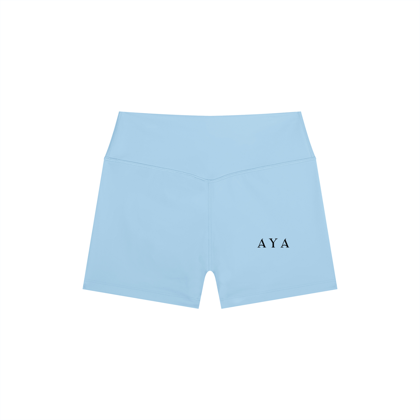 The Women's High Rise Shorts in Blue