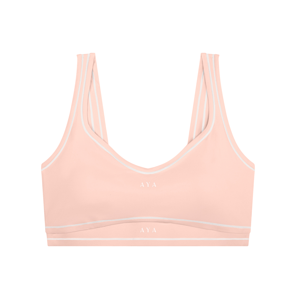 Women’s Topstitching Yoga Sports Bra