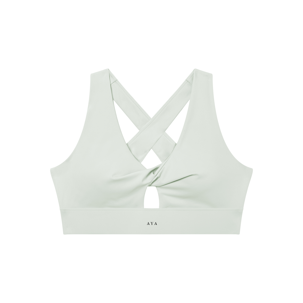 The Women's Sports Bra in Light Gray