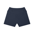 The Women's High Rise Shorts in Navy Blue