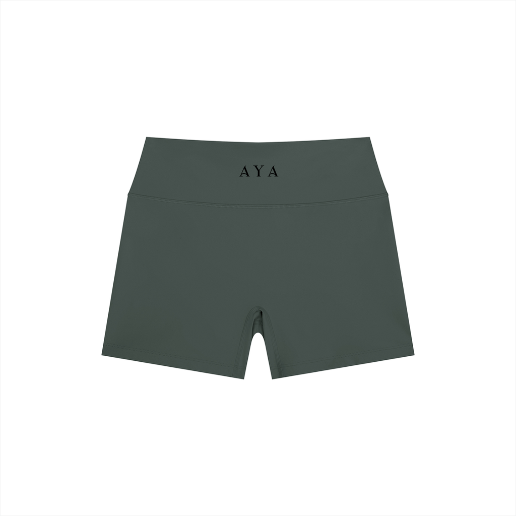 The Women's High Rise Shorts in Dark Gray