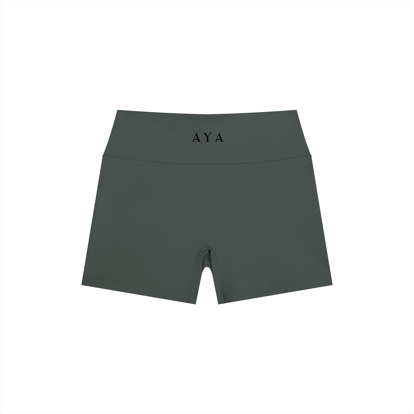 The Women's High Rise Shorts in Dark Gray