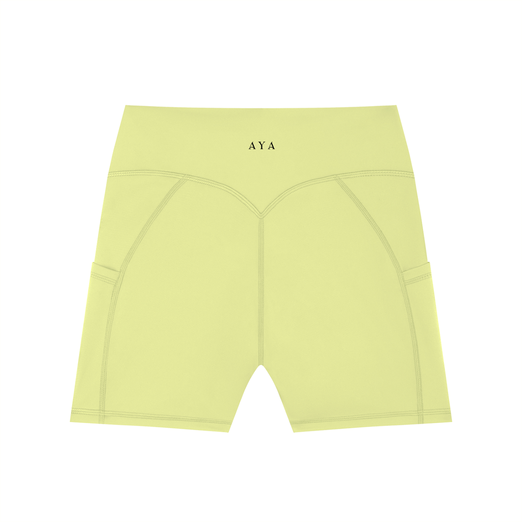 The Women's Shorts in Lemon Green