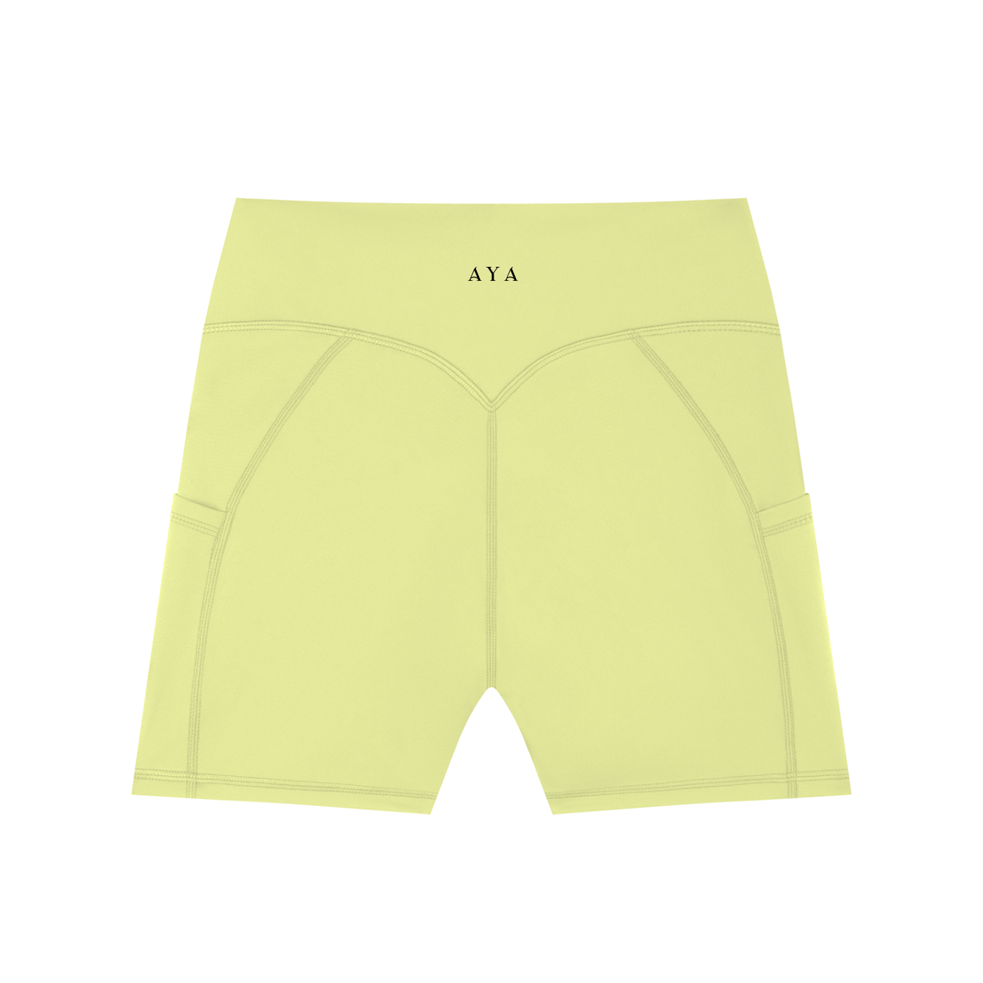 The Women's Shorts in Lemon Green