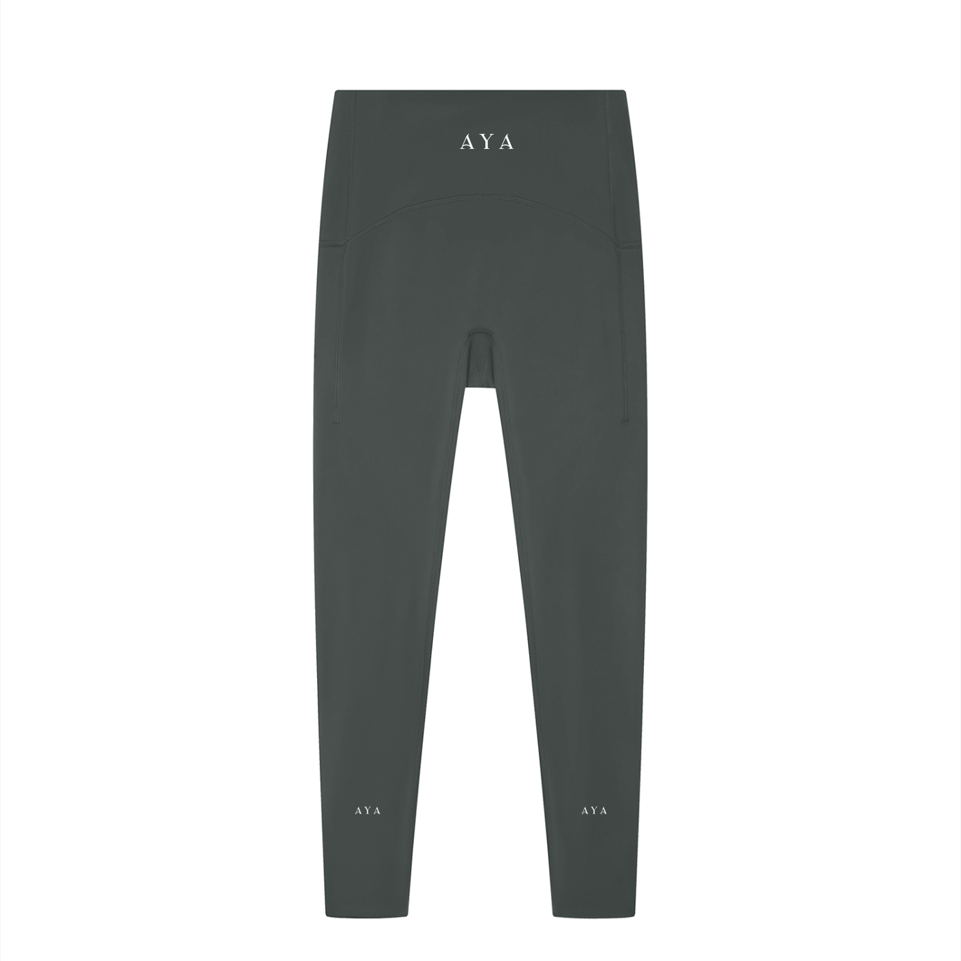 The Women's High Rise Leggings in Gray