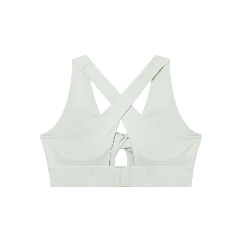 The Women's Sports Bra in Light Gray