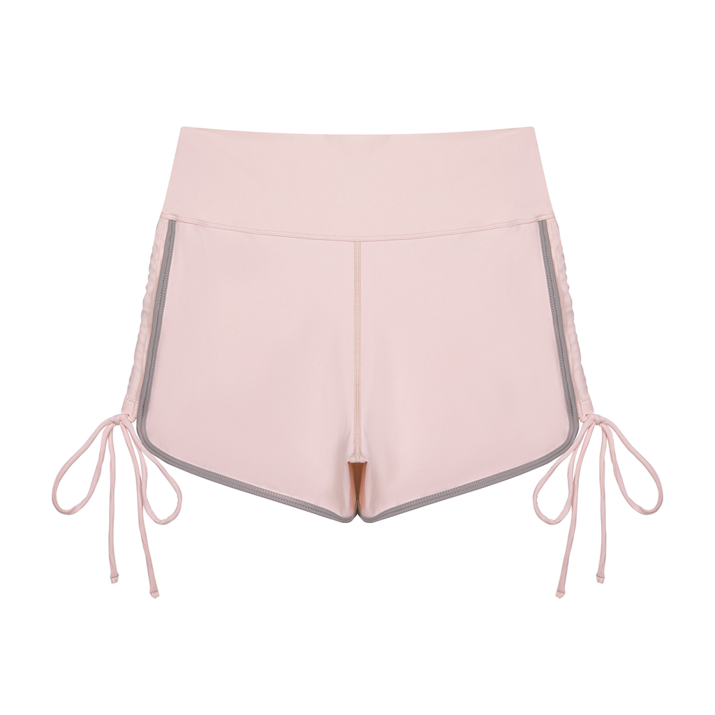 Women’s Color Block High Waisted Yoga Shorts