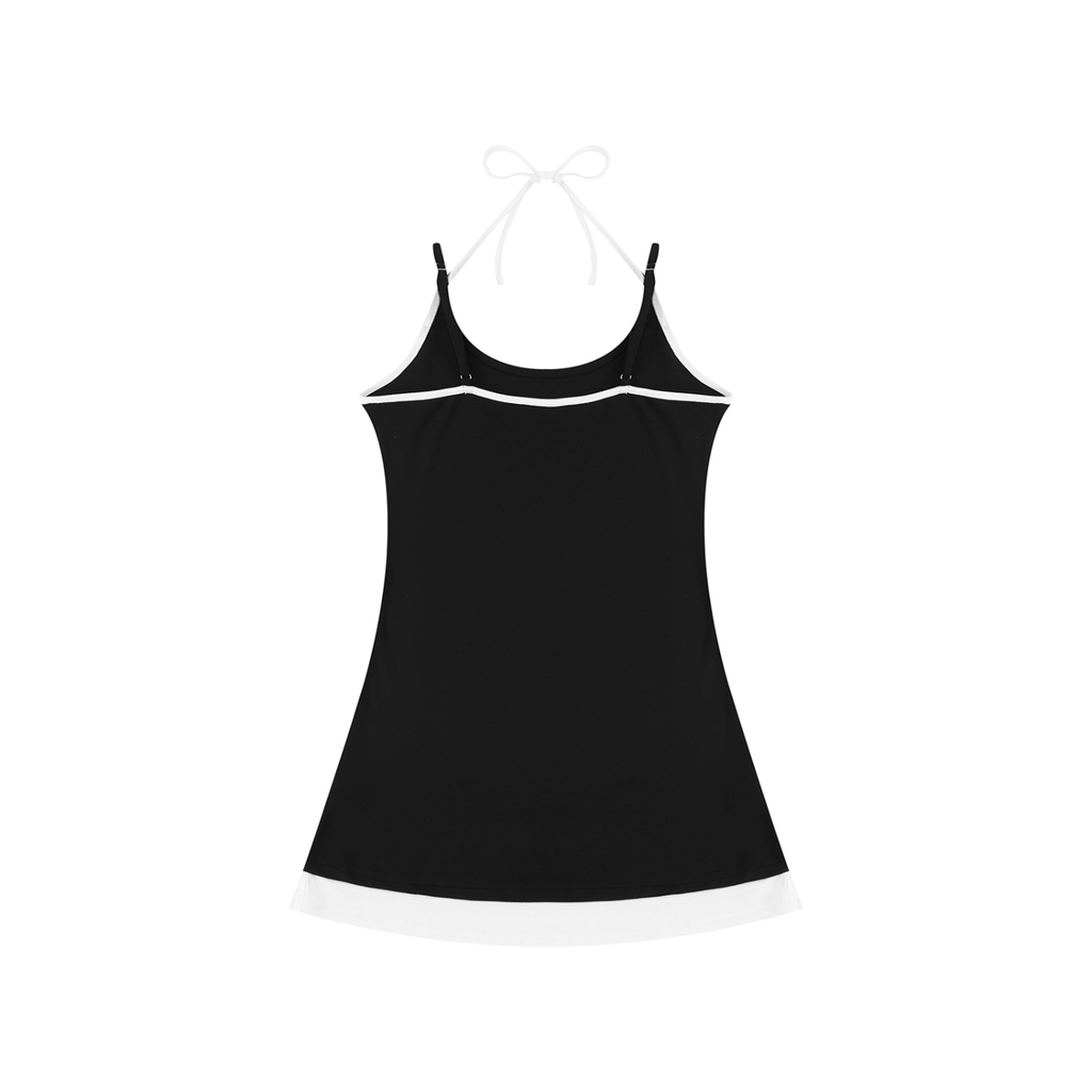 Noir Form Romper
