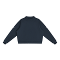 Essential Fleece Mock-Neck Crew Sweatshirt