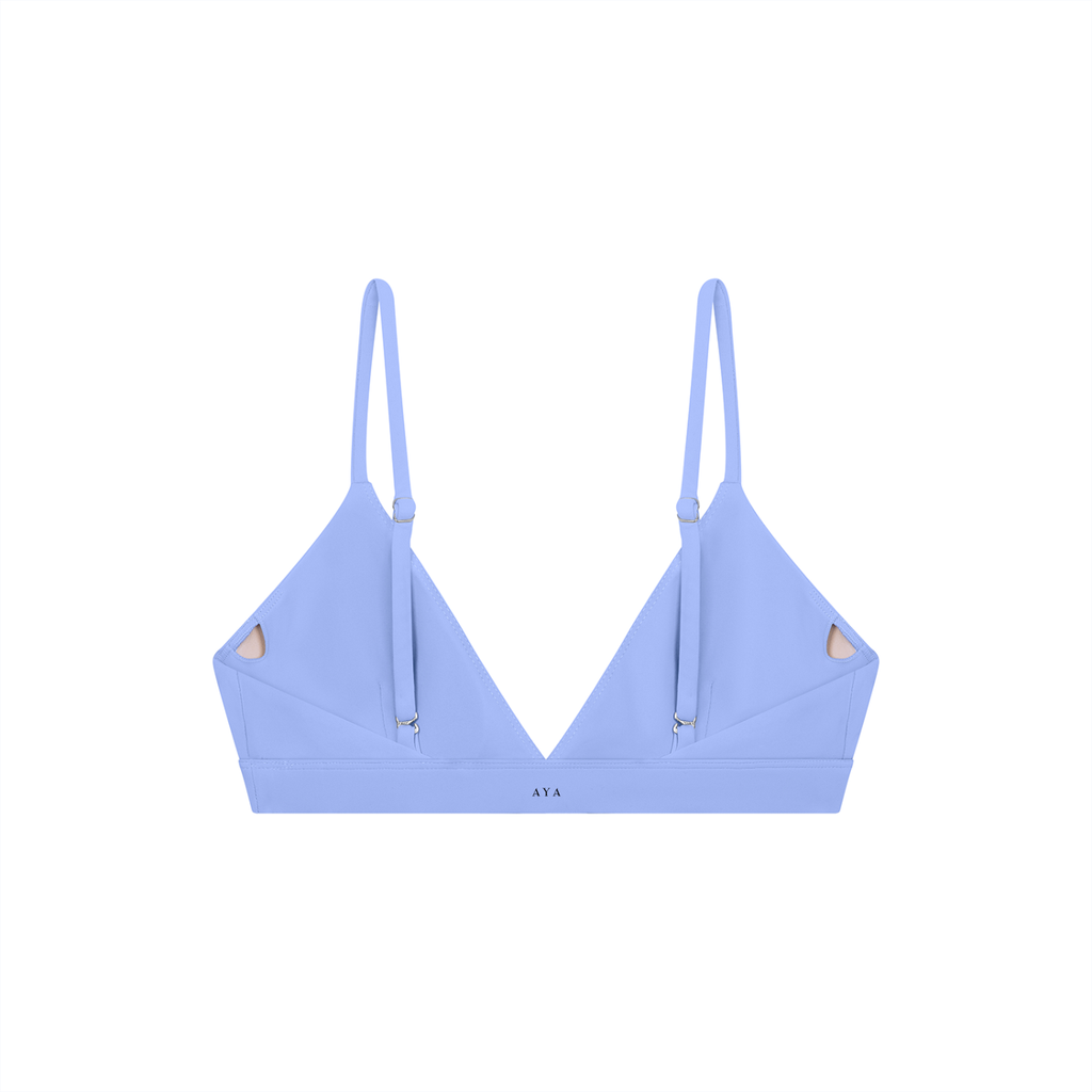The Women's Cropped Sports Bra in Purple