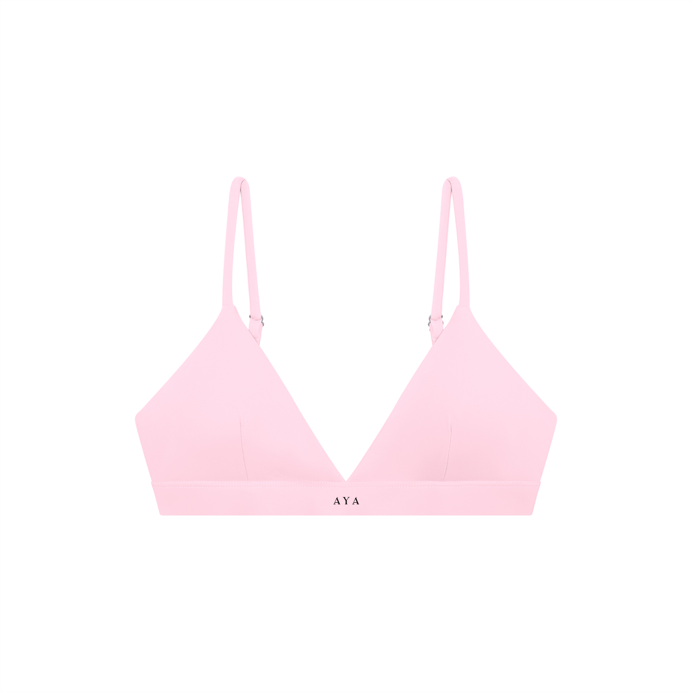 The Women's Cropped Sports Bra in Light Pink