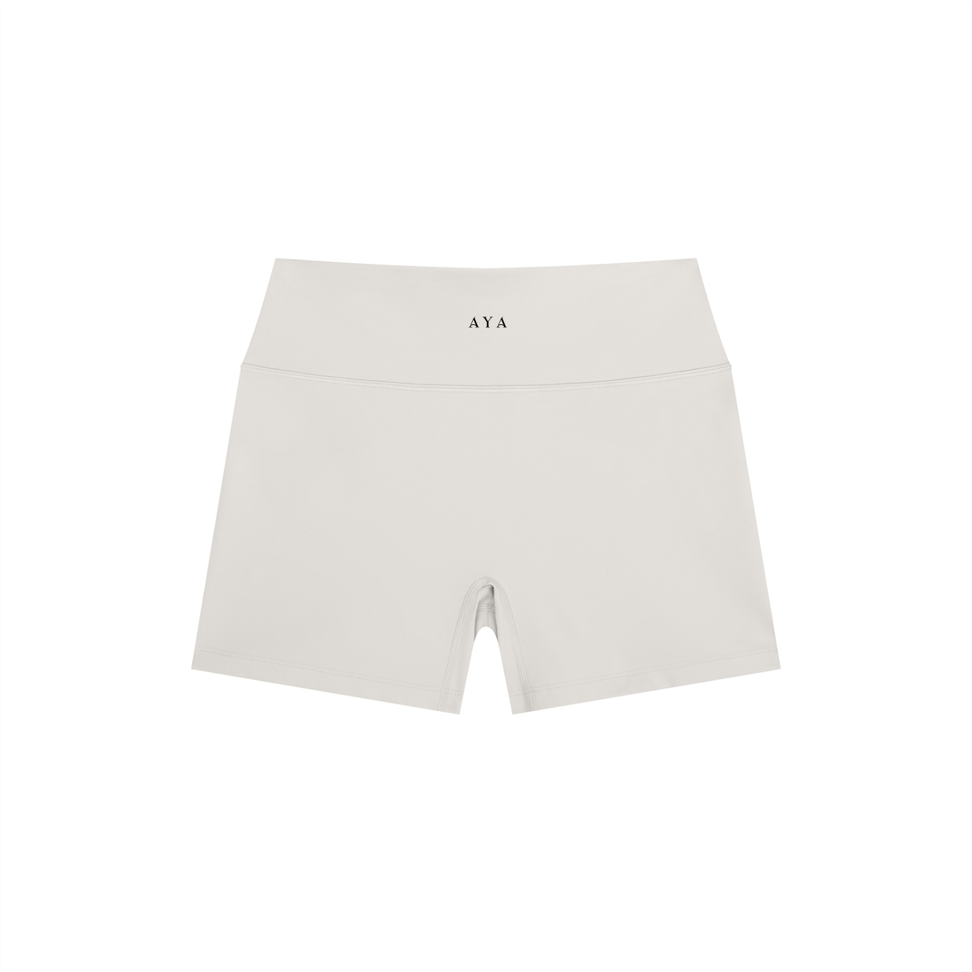 The Women's High Rise Shorts in Light Gray