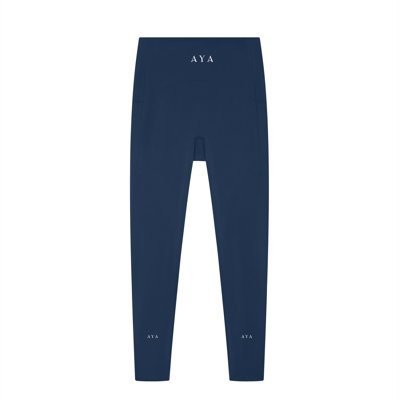 The Women's High Rise Leggings in Navy Blue